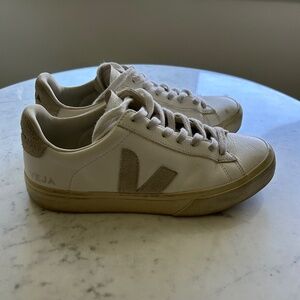 Veja Campo Leather and Suede Sneakers
